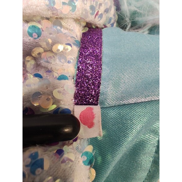 Build A Bear White Unicorn With Dress Friends Enchanted Plush BAB Rainbow Hair - Picture 7 of 16